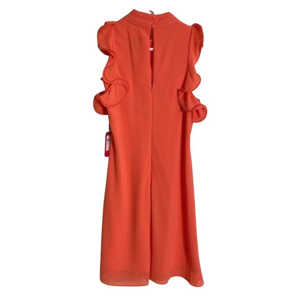 NWT Vince Camuto Coral Mock Collar Shift Dress - Picture 5 of 12
